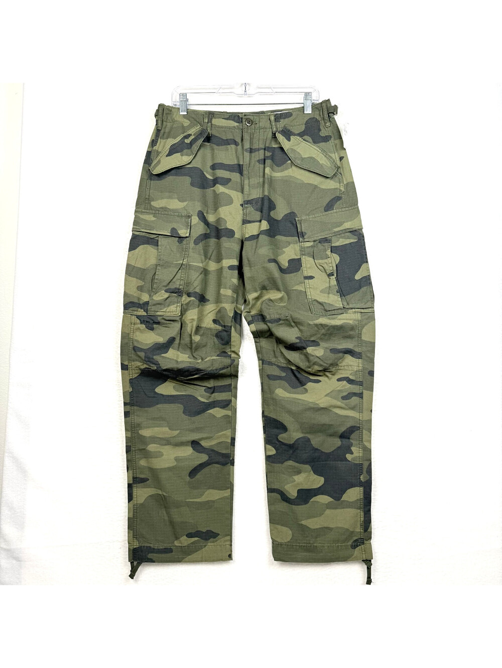 NEW Gap Mens 331x30 Cargo Pants Rip Stop Camo Camoflauge Pants